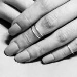 3set Sterling Silver Knuckle Rings: Average and Pinky Ring, Wire Band